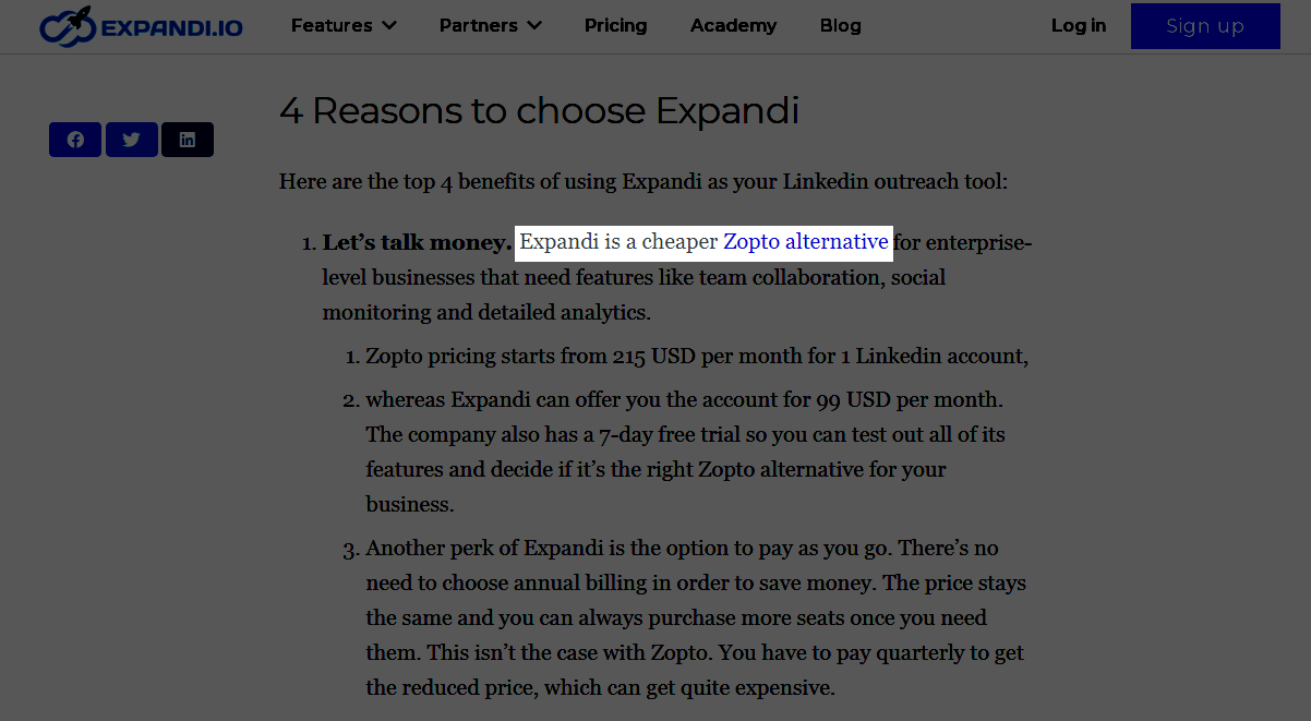 Zopto alternative