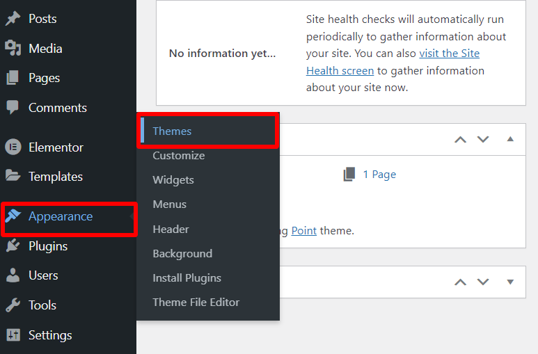 WP theme Install Add New in WordPress