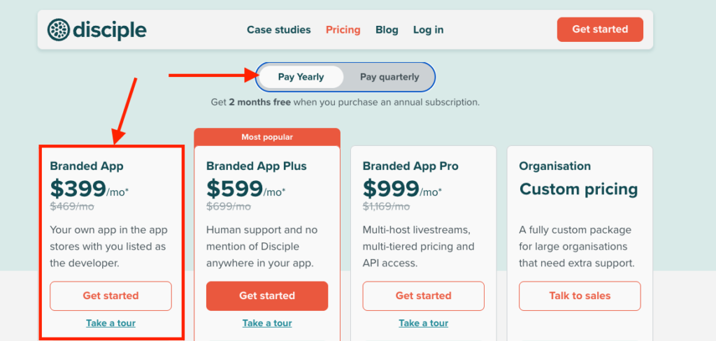 disciple media pricing