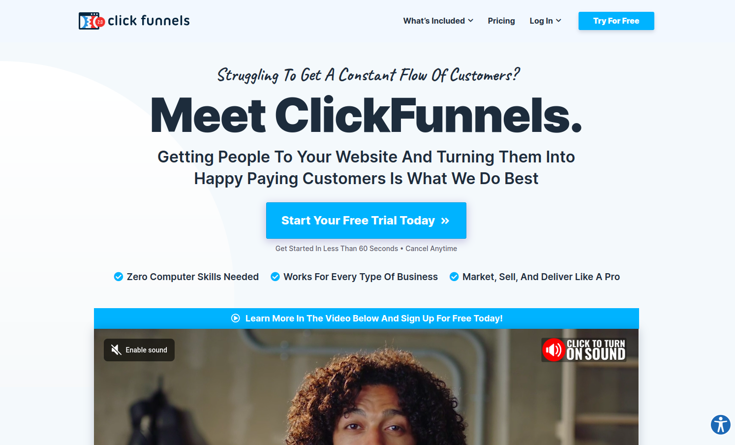 ClickFunnels website