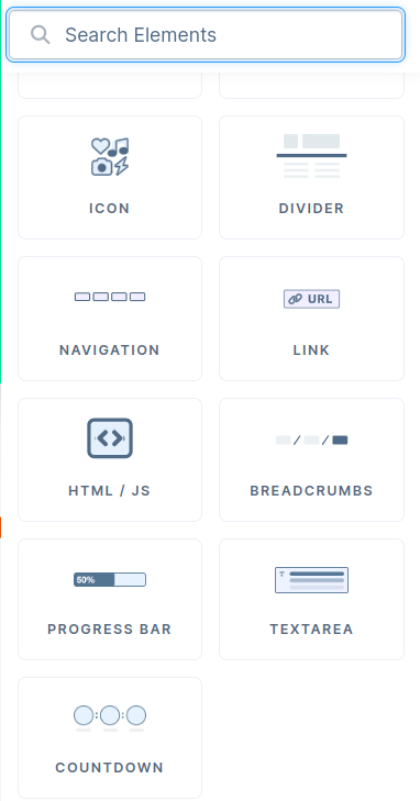Different elements you can add to your forms in Clickfunnels