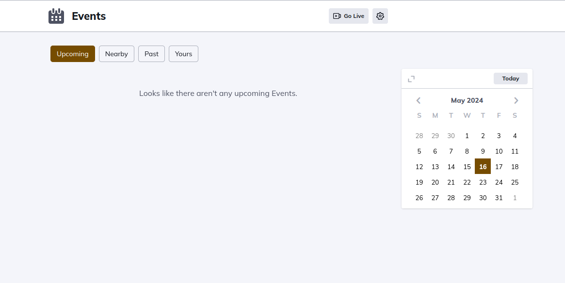 live events