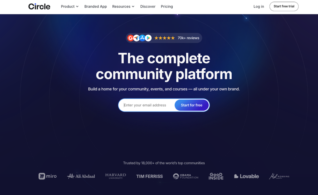 circle community platform website