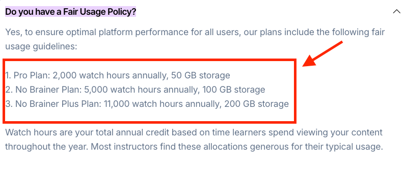 FreshLearn fair use policy and limits