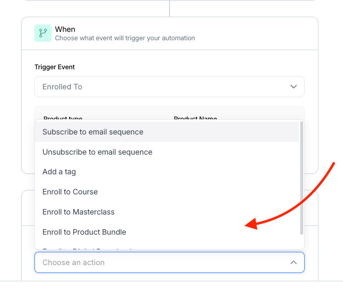 actions you can perform in your automation workflows in freshlearn
