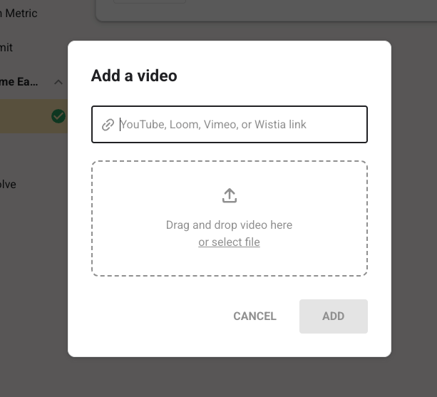 options to embed or upload videos to Skool courses