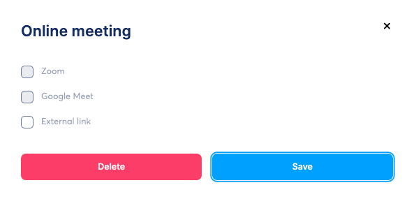 integrating zoom and google meet to systeme booking calendar