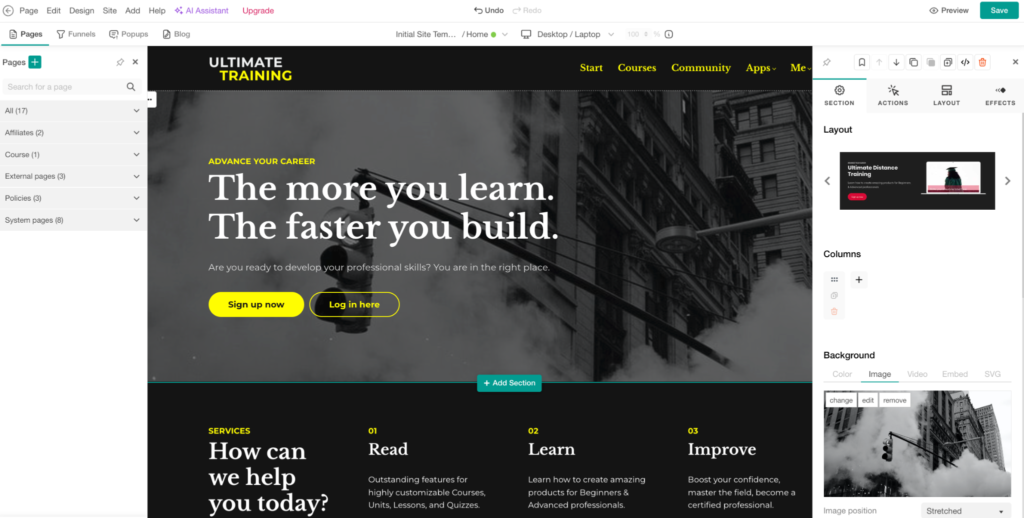 learnworlds course builder