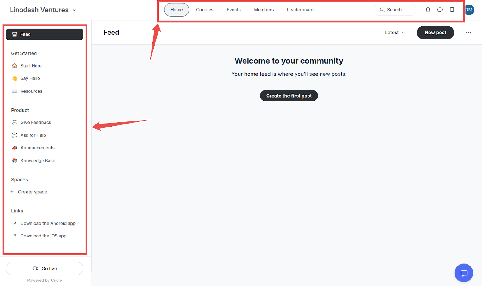 Circle UI