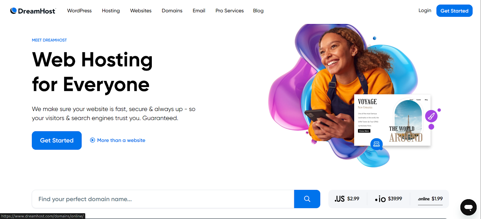 Comprehensive hosting with a transparent pricing structure.