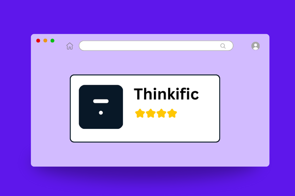 Thinkific 4.0 star rating