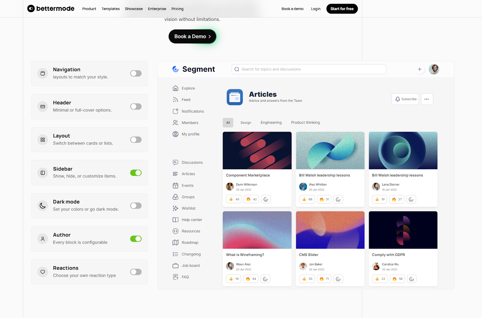 Bettermode website