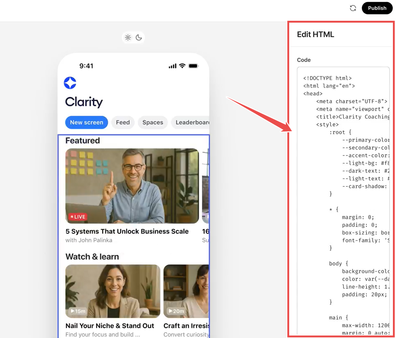 add custom code to customize your app