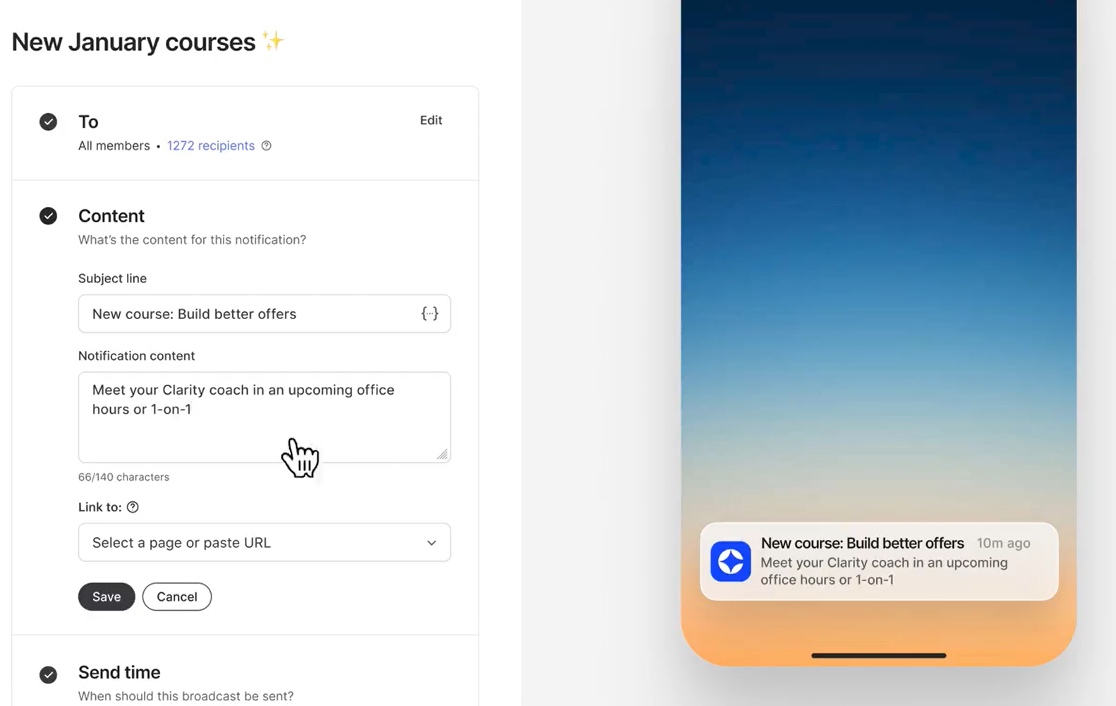 build branded mobile notifications