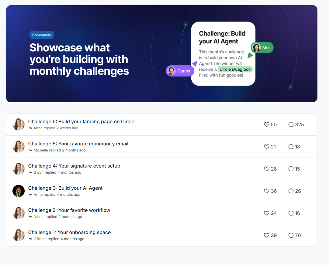 gamification via challenges