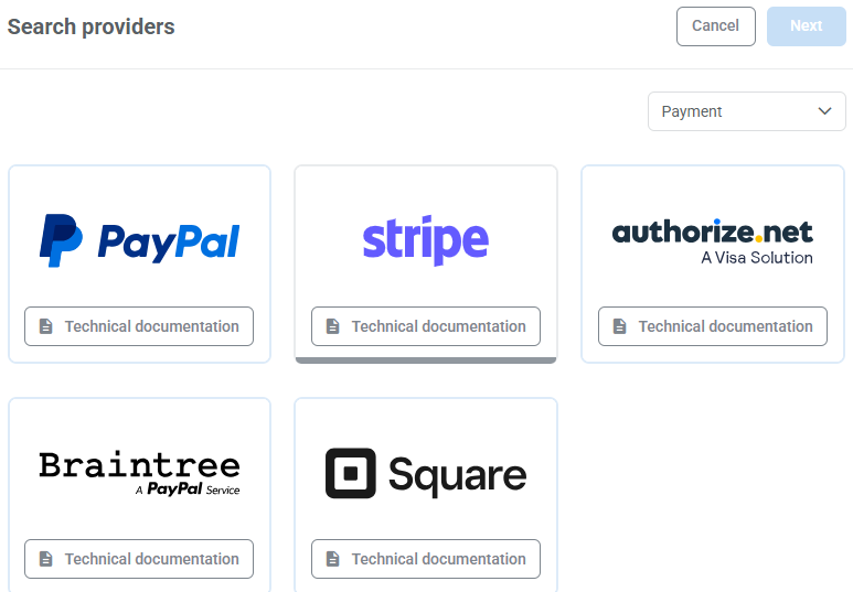 Kartra's third party payment processors