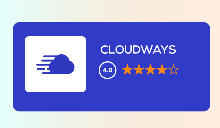 My cloudways rating 4.0