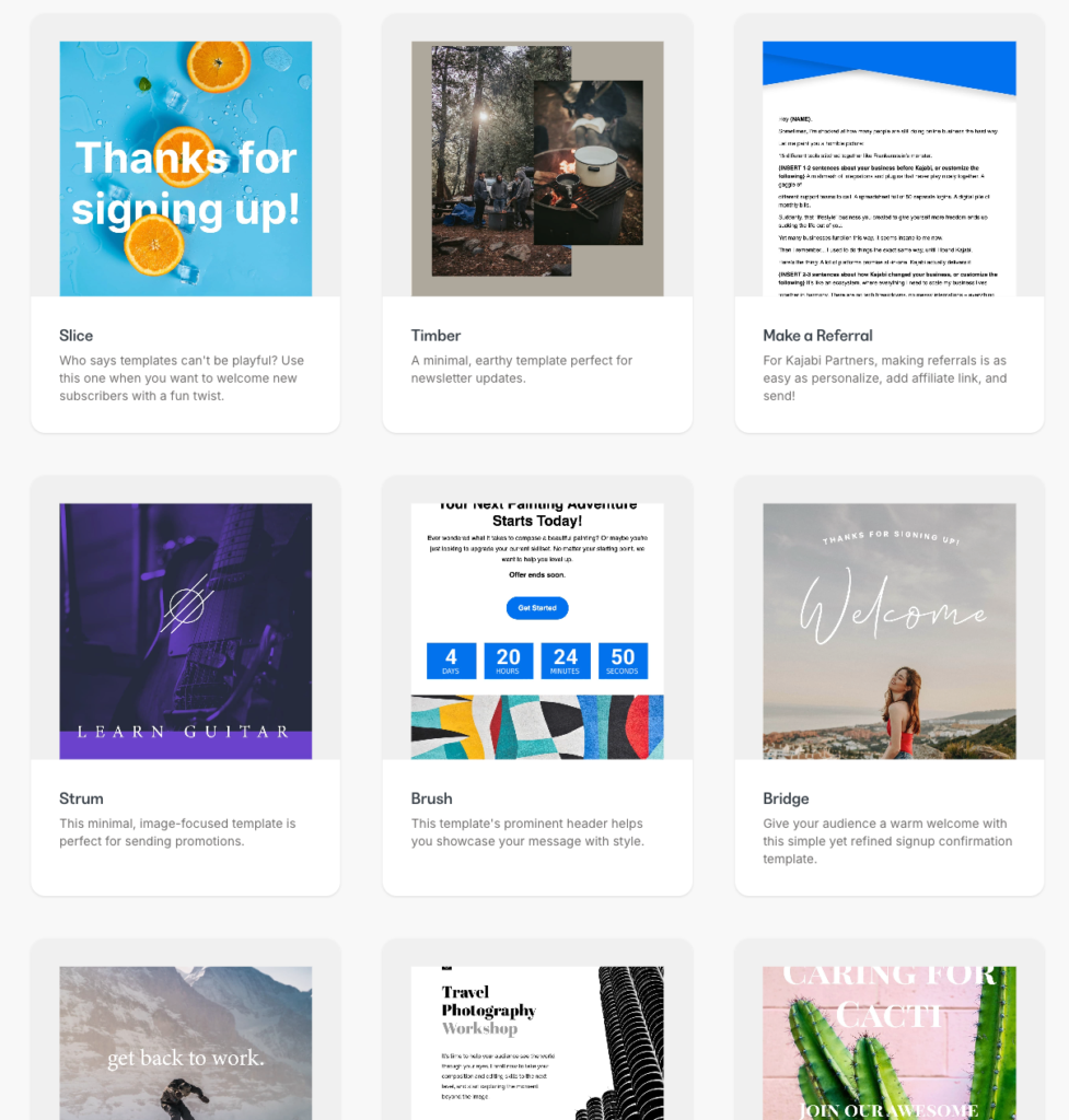 outdated email design templates