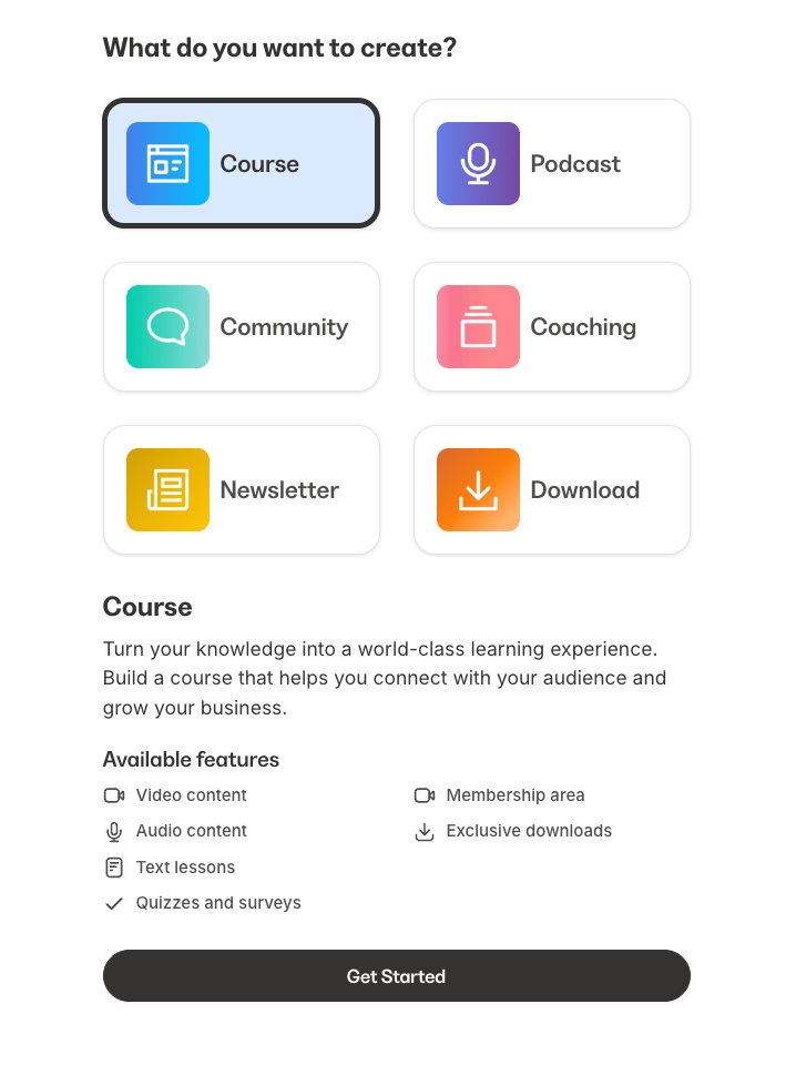 All digital products you can create and sell with kajabi
